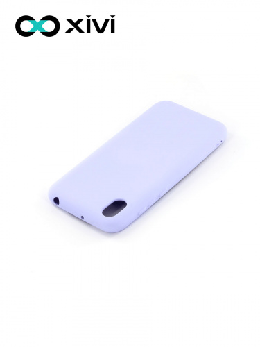 Накладка задняя Xivi для HUAWEI Y5 (2019) 8S, Silicon Case, силикон, матовая, №11, цвет лавандовый 4
