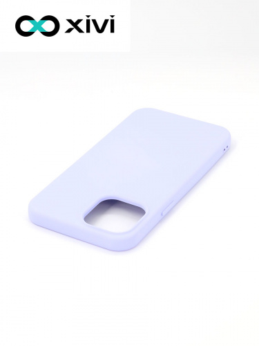 Накладка задняя Xivi для APPLE iPhone 12 6.7, Silicon Case, силикон, матовая, №11, цвет лавандовый 4