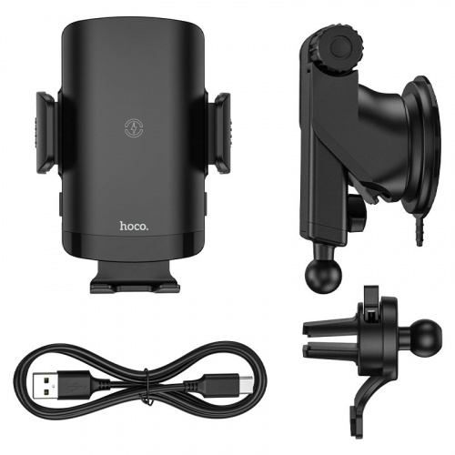 hoco-ca84-avangard-smart-wireless-charging-car-holder-set