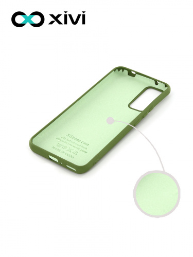 Накладка задняя Xivi для HUAWEI Honor 30 , Silicon Case, силикон, матовая, №57, цвет зелёный 2