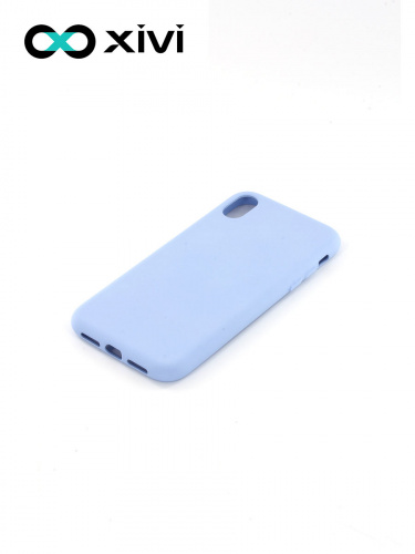 Накладка задняя Xivi для APPLE iPhone XR, Silicon Case, силикон, матовая, №42, цвет сиреневый 3