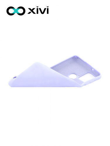 Накладка задняя Xivi для SAMSUNG Galaxy A21S, Silicon Case, силикон, матовая, №11, цвет лавандовый 6
