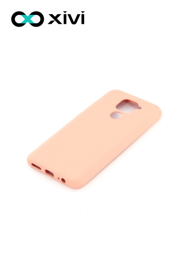 Накладка задняя Xivi для XIAOMI REDMI NOTE 9, Silicon Case, силикон, матовая, №39, цвет бежевый 3