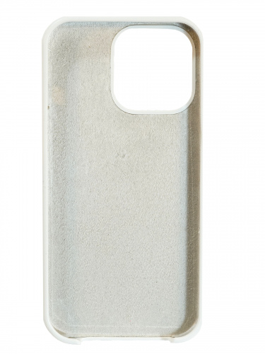 Накладка задняя для iPhone 12 Pro Max, Silicon Case, силикон, матовая, под оригинал, №84, белый