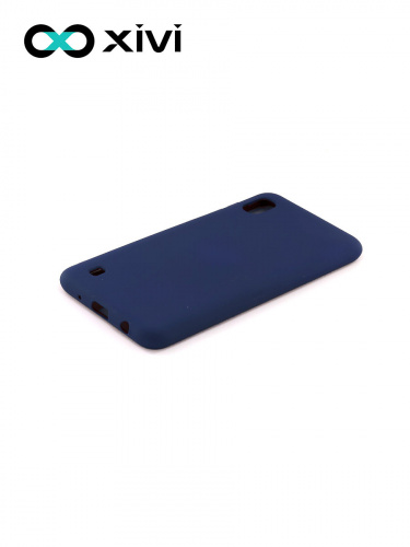 Накладка задняя Xivi для SAMSUNG Galaxy A10 A105, Silicon Case, силикон, матовая, №2, цвет индиго, тёмный 4