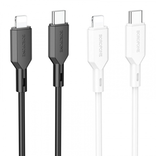 borofone-bx70-pd-charging-data-cable-tc-to-ltn-colors