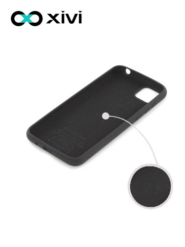 Накладка задняя Xivi для HUAWEI Y5P 2020 HONOR9S, Silicon Case, силикон, матовая, №1, цвет чёрный 2