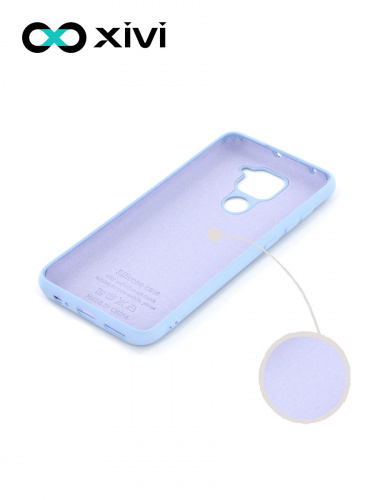 Накладка задняя Xivi для XIAOMI REDMI NOTE 9, Silicon Case, силикон, матовая, №42, цвет сиреневый 2