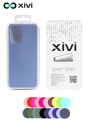 Накладка задняя Xivi для SAMSUNG  Galaxy A72 (2025), Silicon Case, силикон, матовая, №42, цвет сиреневый