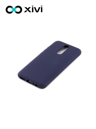 Накладка задняя Xivi для XIAOMI Redmi 8, Silicon Case, силикон, матовая, №2, цвет индиго, тёмный 3