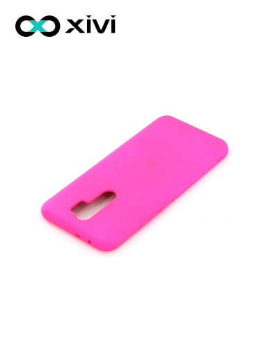Накладка задняя Xivi для XIAOMI Redmi 9, Silicon Case, силикон, матовая, №64, цвет фуксия 4