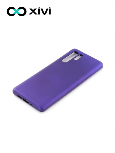 Накладка задняя Xivi для HUAWEI P30 Pro, Silicon Case, силикон, матовая, №17, цвет фиолетовый 3