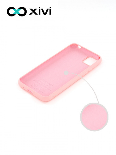 Накладка задняя Xivi для HUAWEI Y5P 2020 HONOR9S, Silicon Case, силикон, матовая, №19, цвет розовый 2
