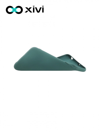Накладка задняя Xivi для HUAWEI Y6 PRIME 2019 Y6S, Silicon Case, силикон, матовая, №46, цвет изумрудный 6