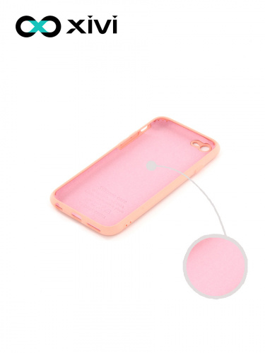 Накладка задняя Xivi для APPLE iPhone 6 6S (4.7), Silicon Case, силикон, матовая, №39, цвет бежевый 2