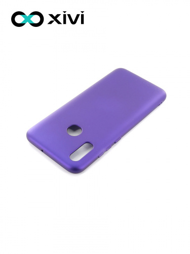 Накладка задняя Xivi для HUAWEI P Smart (2019), Silicon Case, силикон, матовая, №17, цвет фиолетовый 4