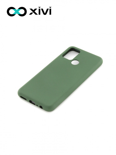 Накладка задняя Xivi для HUAWEI Honor 9A, Silicon Case, силикон, матовая, №59, цвет темно-зеленый 3