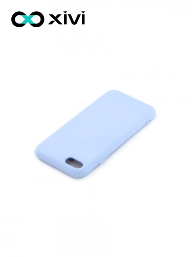 Накладка задняя Xivi для APPLE iPhone 7 8 SE2, Silicon Case, силикон, матовая, №42, цвет сиреневый 4