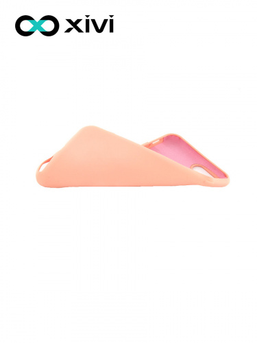 Накладка задняя Xivi для APPLE iPhone 7 8 Plus, Silicon Case, силикон, матовая, №39, цвет бежевый 6