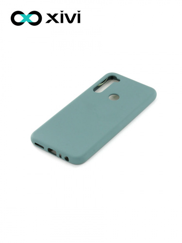 Накладка задняя Xivi для XIAOMI Redmi Note 8T, Silicon Case, силикон, матовая, №56, цвет зелёный 3