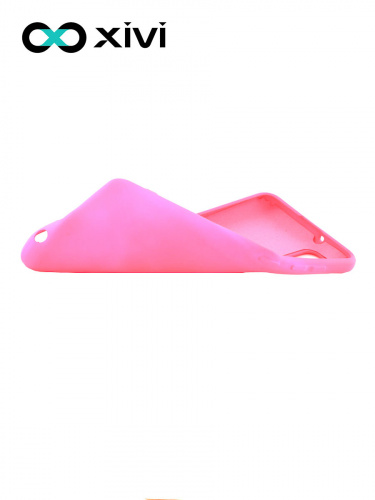 Накладка задняя Xivi для SAMSUNG Galaxy A41, Silicon Case, силикон, матовая, №64, цвет фуксия 6