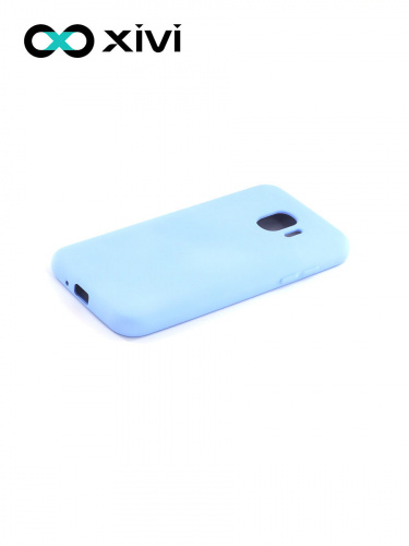 Накладка задняя Xivi для SAMSUNG Galaxy J2 2018 J250G, Silicon Case, силикон, матовая, №42, цвет сиреневый 3