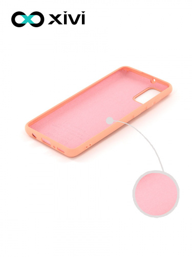 Накладка задняя Xivi для SAMSUNG Galaxy A41, Silicon Case, силикон, матовая, №39, цвет бежевый 2