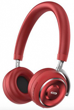 Наушники полноразмерные Remax, RB-620HB, Wireless Stereo, микрофон, bluetooth, красный