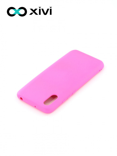 Накладка задняя Xivi для XIAOMI Redmi 9A, Silicon Case, силикон, матовая, №33, цвет розовый 4