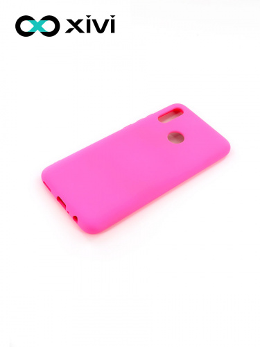 Накладка задняя Xivi для HUAWEI P Smart (2019), Silicon Case, силикон, матовая, №33, цвет розовый 3