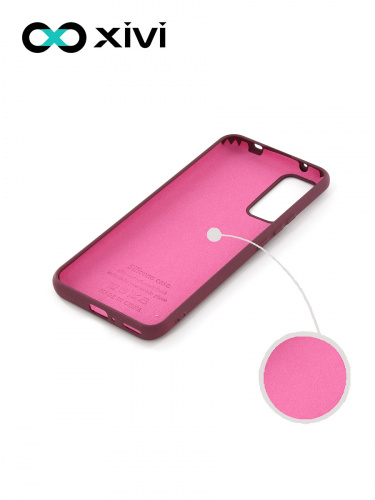 Накладка задняя Xivi для HUAWEI Honor 30 , Silicon Case, силикон, матовая, №73, цвет винный 2