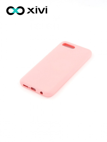 Накладка задняя Xivi для HUAWEI Honor 10, Silicon Case, силикон, матовая, №19, цвет розовый 3