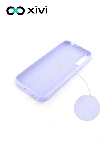 Накладка задняя Xivi для HUAWEI Y8P 2020 P SMART S, Silicon Case, силикон, матовая, №11, цвет лавандовый 2