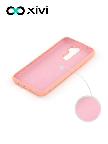 Накладка задняя Xivi для XIAOMI REDMI NOTE 8 PRO, Silicon Case, силикон, матовая, №39, цвет бежевый 2