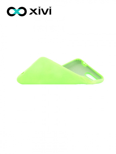 Накладка задняя Xivi для HUAWEI Honor 10, Silicon Case, силикон, матовая, №61, цвет салатовый 6