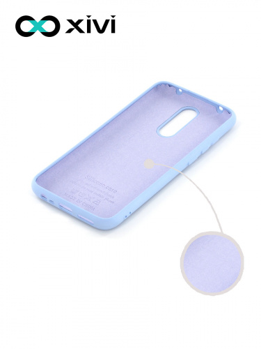 Накладка задняя Xivi для XIAOMI Redmi 8, Silicon Case, силикон, матовая, №42, цвет сиреневый 2