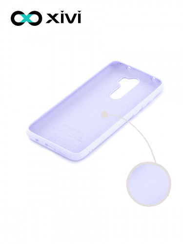 Накладка задняя Xivi для XIAOMI REDMI NOTE 8 PRO, Silicon Case, силикон, матовая, №11, цвет лавандовый 2
