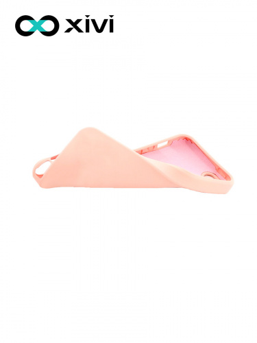 Накладка задняя Xivi для APPLE iPhone 5 5S SE, Silicon Case, силикон, матовая, №39, цвет бежевый 6