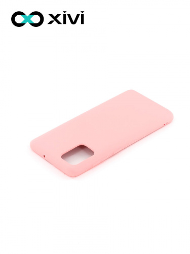 Накладка задняя Xivi для SAMSUNG Galaxy A71 5G, Silicon Case, силикон, матовая, №19, цвет розовый 4