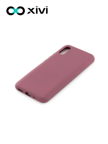 Накладка задняя Xivi для XIAOMI Redmi 9A, Silicon Case, силикон, матовая, №73, цвет винный 3