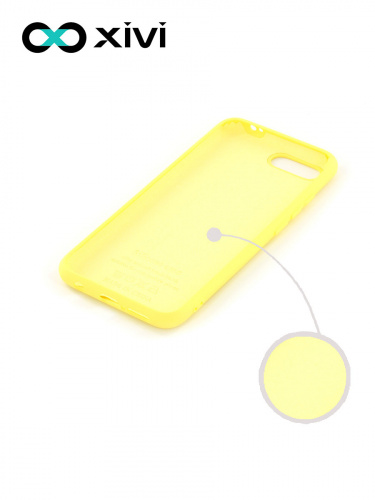 Накладка задняя Xivi для HUAWEI Honor 10, Silicon Case, силикон, матовая, №41, цвет жёлтый 2