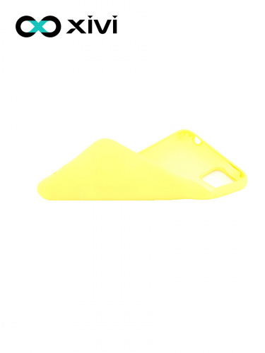 Накладка задняя Xivi для HUAWEI Y5P 2020 HONOR9S, Silicon Case, силикон, матовая, №41, цвет жёлтый 6