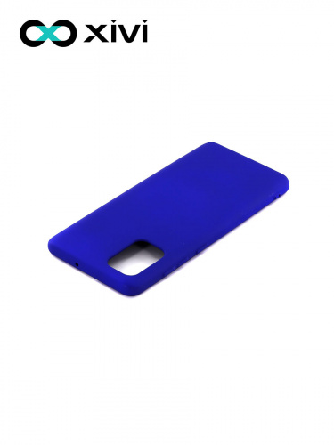 Накладка задняя Xivi для SAMSUNG Galaxy A31, Silicon Case, силикон, матовая, №47, цвет синий 4