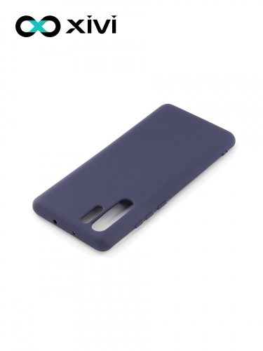 Накладка задняя Xivi для HUAWEI P30 Pro, Silicon Case, силикон, матовая, №2, цвет индиго, тёмный 4