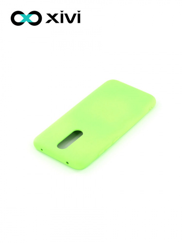 Накладка задняя Xivi для XIAOMI Redmi 8, Silicon Case, силикон, матовая, №61, цвет салатовый 4