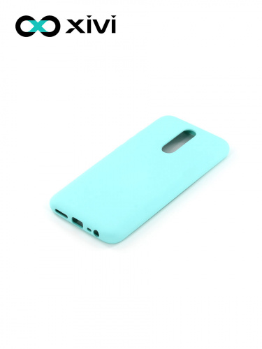 Накладка задняя Xivi для XIAOMI Redmi 8, Silicon Case, силикон, матовая, №8, цвет голубой 3