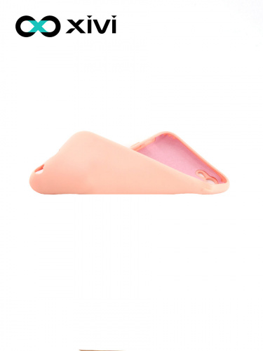 Накладка задняя Xivi для APPLE iPhone 6 6S (4.7), Silicon Case, силикон, матовая, №30, цвет розовый 6