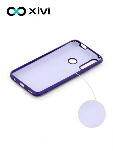 Накладка задняя Xivi для HUAWEI Y9 PRIME P SMART Z, Silicon Case, силикон, матовая, №17, цвет фиолетовый 2