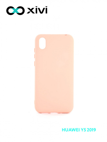 Накладка задняя Xivi для HUAWEI Y5 (2019) 8S, Silicon Case, силикон, матовая, №39, цвет бежевый 1