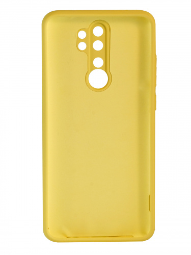 Накладка задняя для XIAOMI REDMI NOTE 8 PRO, Soft Touch, 2 мм, силикон, желтый